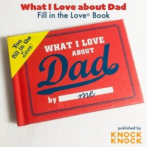 Father’s Day! What I Love about Dad
Fill in the Love® Book 📕 Perfect Dad Gift
